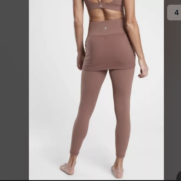 ATHLETA Elation 2 In 1 7/8 Tight Hearth Rose NWT - Picture 2 of 3